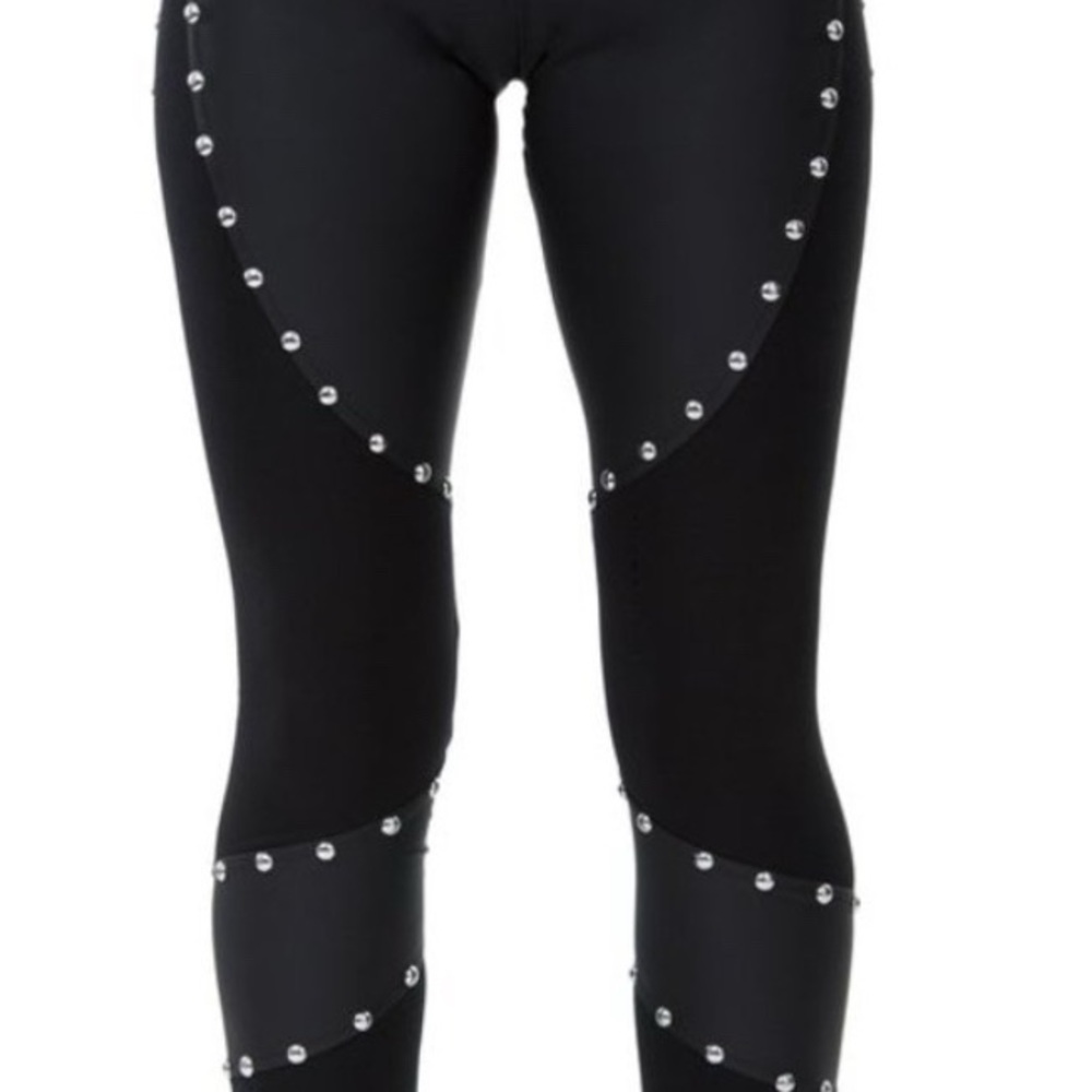 Killstar midnight Black Studded Women's Pants